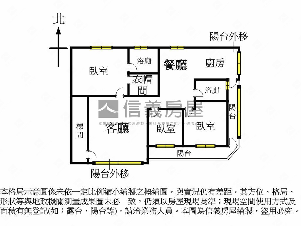 龍門國中學區樹景２Ｆ房屋室內格局與周邊環境