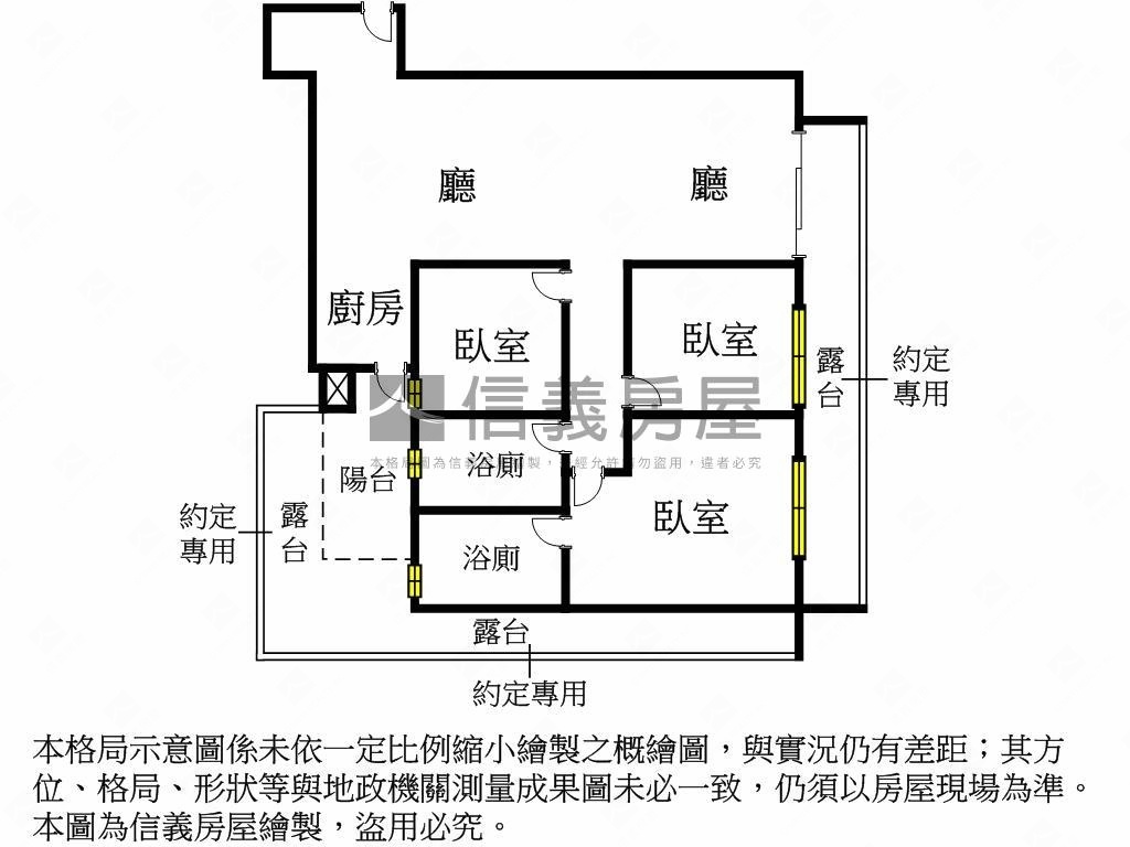 德友植仁朝南邊間三房車位房屋室內格局與周邊環境