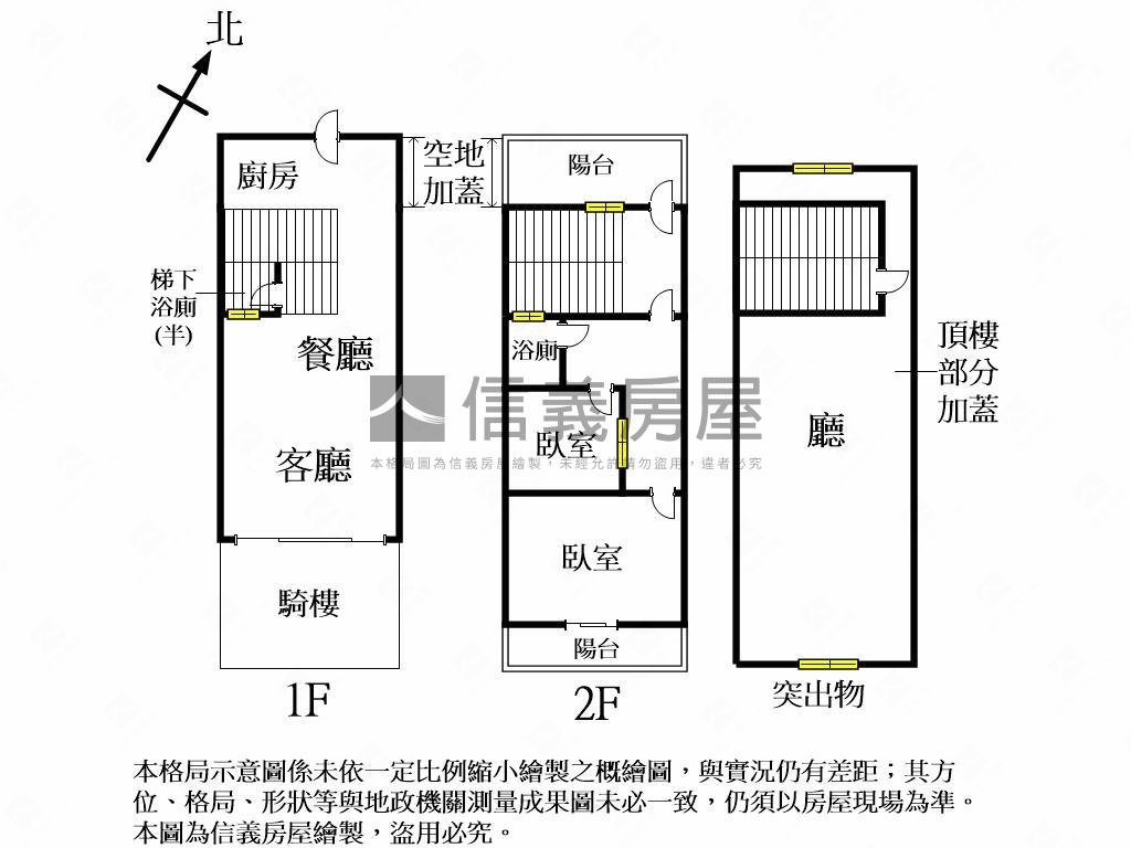 烏日騎樓透天房屋室內格局與周邊環境