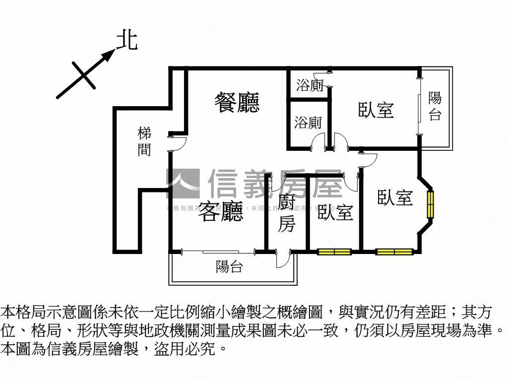 逢甲公園長城三房附車位房屋室內格局與周邊環境
