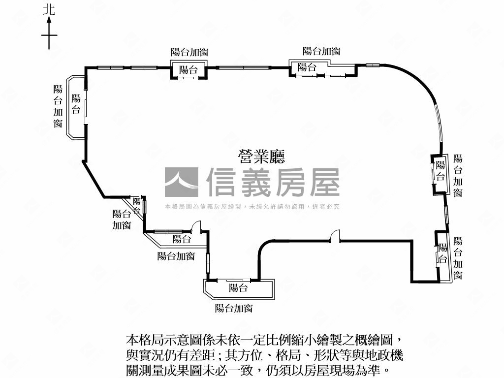 鹽行景觀大坪好規劃商辦房屋室內格局與周邊環境