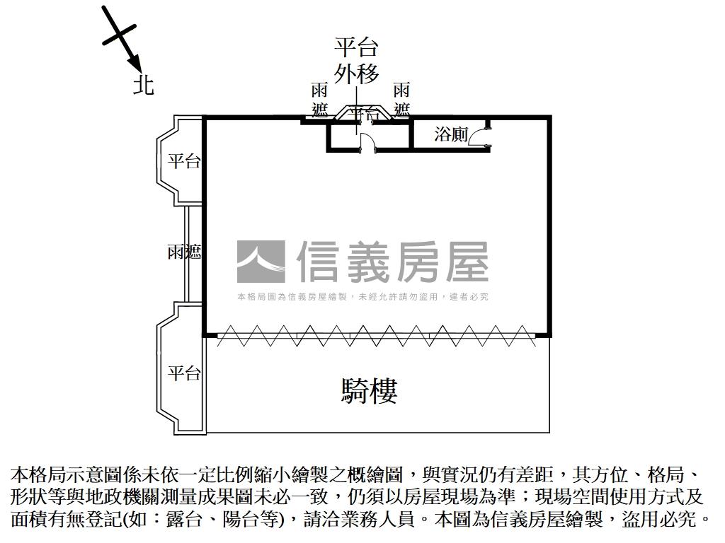 夜市旁優質醒目店面房屋室內格局與周邊環境