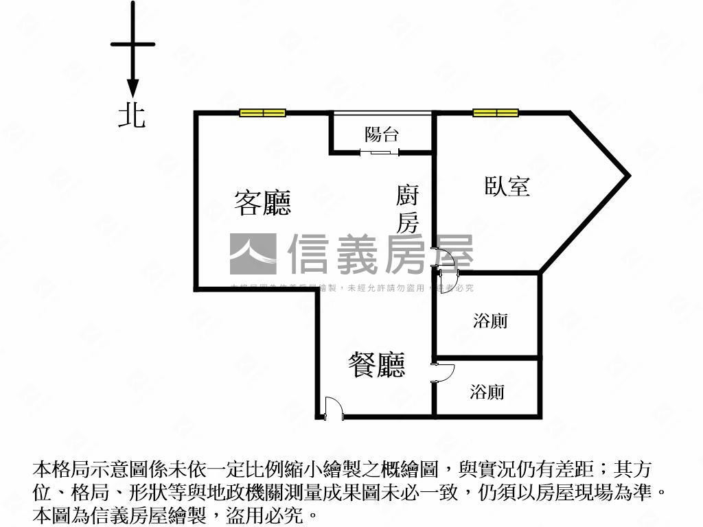 進德國小朝南雙衛浴華廈房屋室內格局與周邊環境