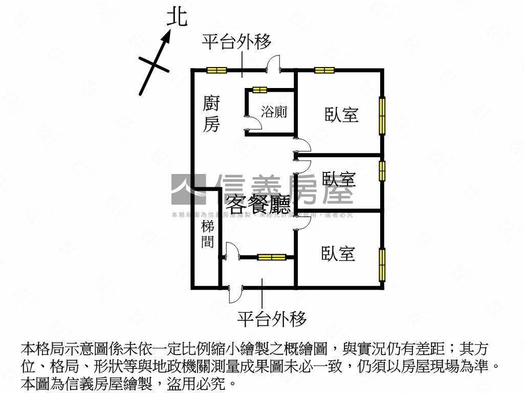 暖暖壹樓公寓房屋室內格局與周邊環境