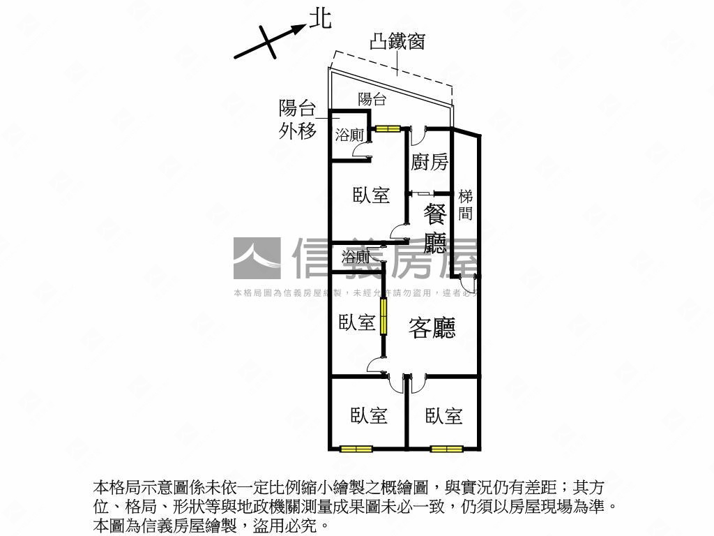 板南線大４房房屋室內格局與周邊環境