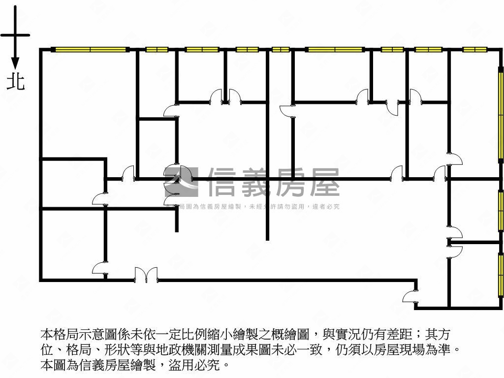 南軟二期高樓方正辦公室房屋室內格局與周邊環境