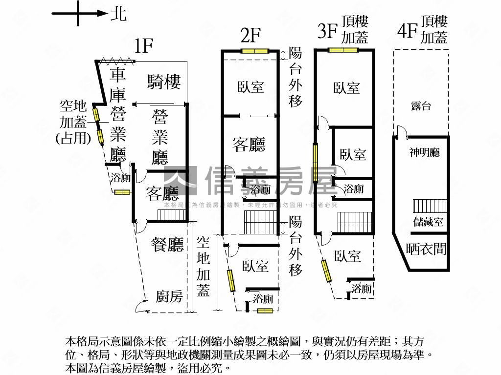 酷正永豐路大面寬透店房屋室內格局與周邊環境