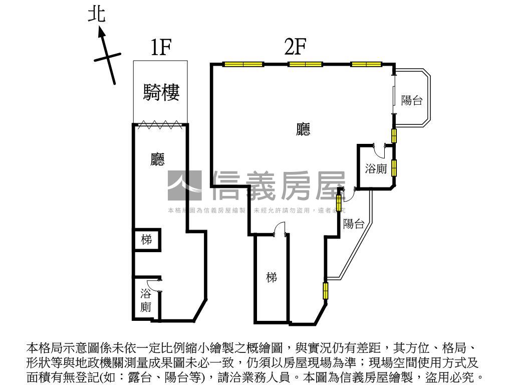 藍線西門站１＋２樓店面房屋室內格局與周邊環境