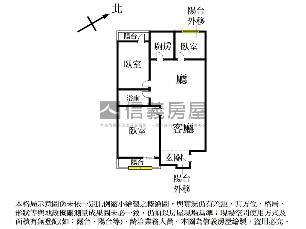 公益商圈２樓公寓房屋室內格局與周邊環境