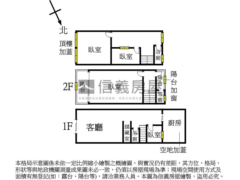 近勤益大地坪透天房屋室內格局與周邊環境