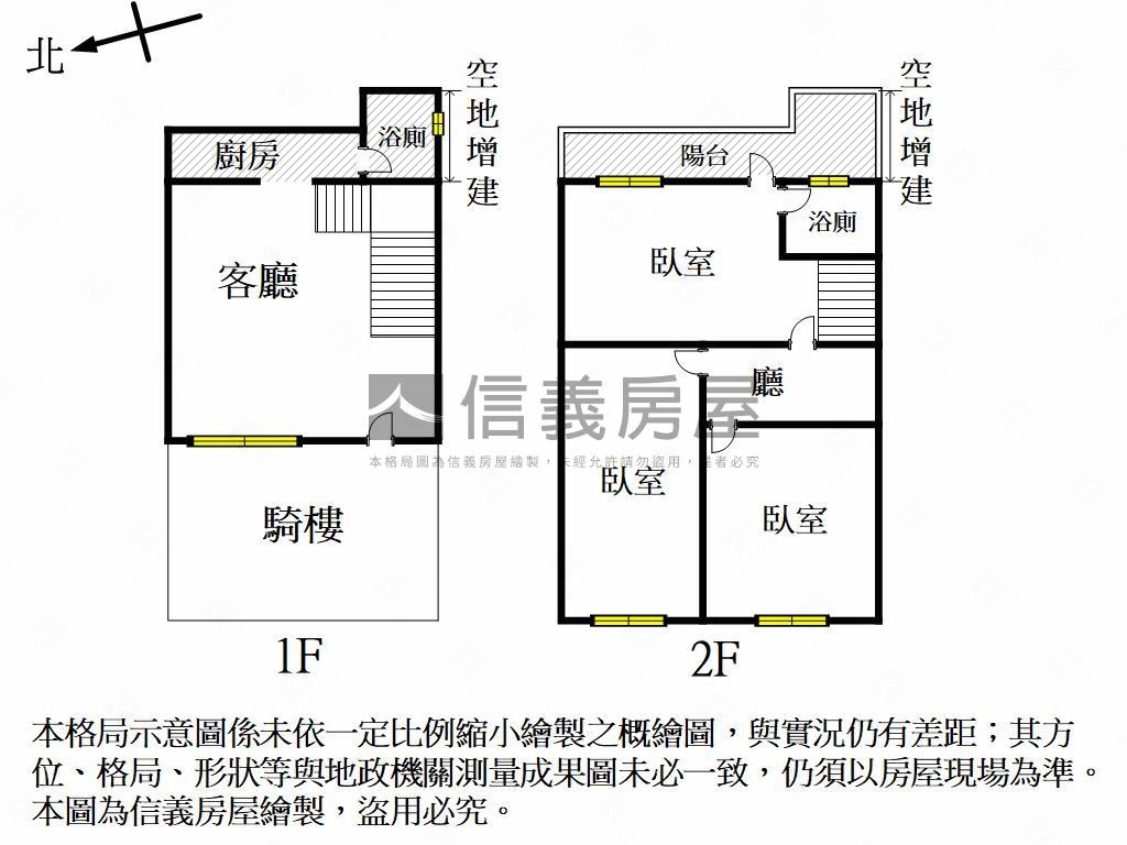 陽明商圈公寓１－２Ｆ美宅房屋室內格局與周邊環境