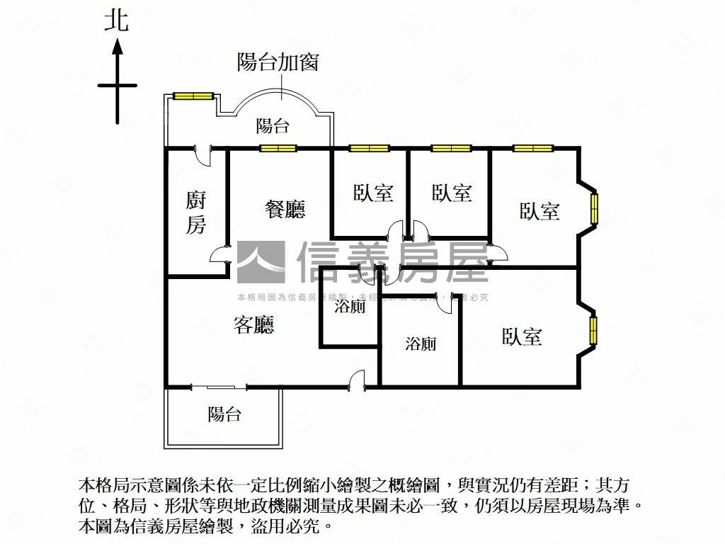 三民龍騰新裝潢美大樓四房房屋室內格局與周邊環境