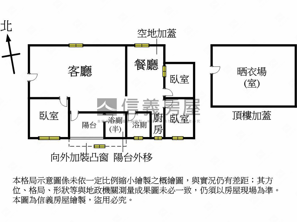 福林國小方正大空間美寓房屋室內格局與周邊環境