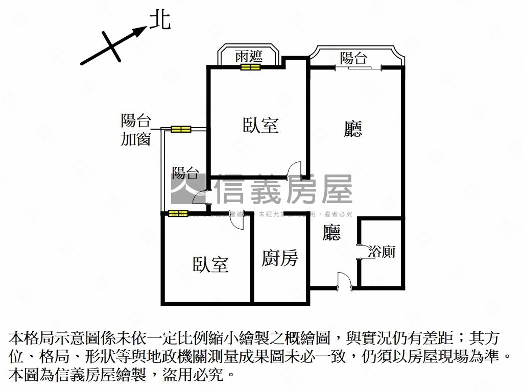 九揚華尚精緻歐風兩房車位房屋室內格局與周邊環境