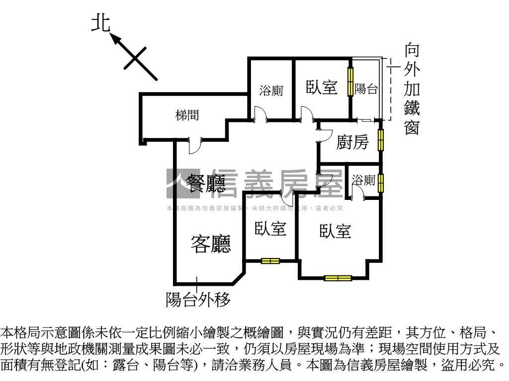 【台北麗都】邊間採光三房房屋室內格局與周邊環境