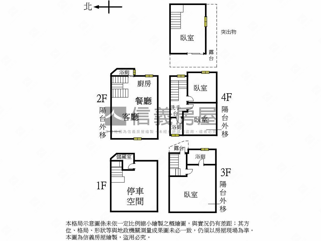 沙鹿全新大面寬精裝別墅房屋室內格局與周邊環境