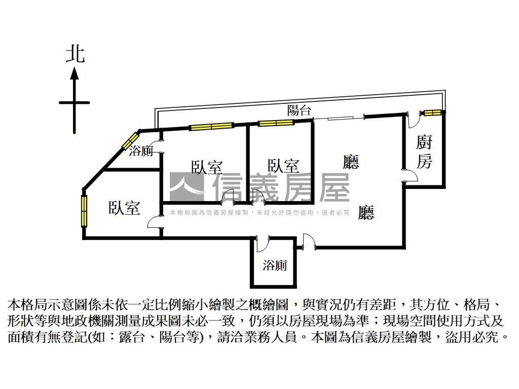 近捷運低總裝潢三房房屋室內格局與周邊環境