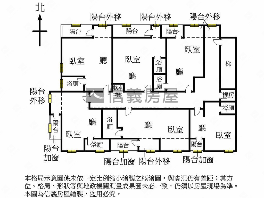 太原路六間收租套房房屋室內格局與周邊環境