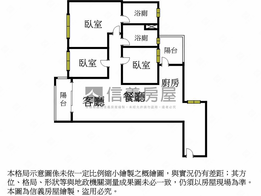 立軒天玥３房＋車位房屋室內格局與周邊環境