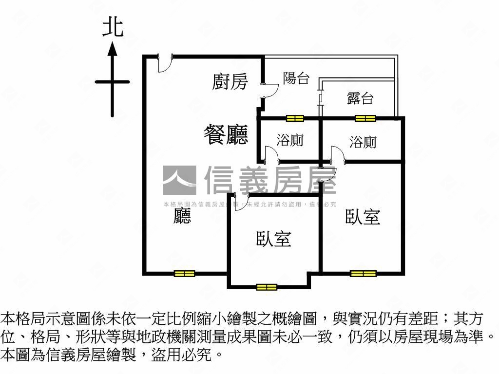 築願景質感兩房雙衛平車房屋室內格局與周邊環境