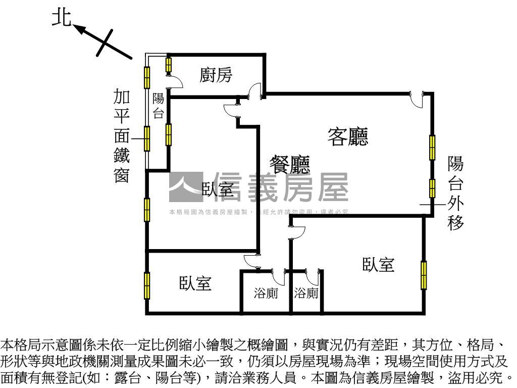 世紀凱悅三房車位房屋室內格局與周邊環境