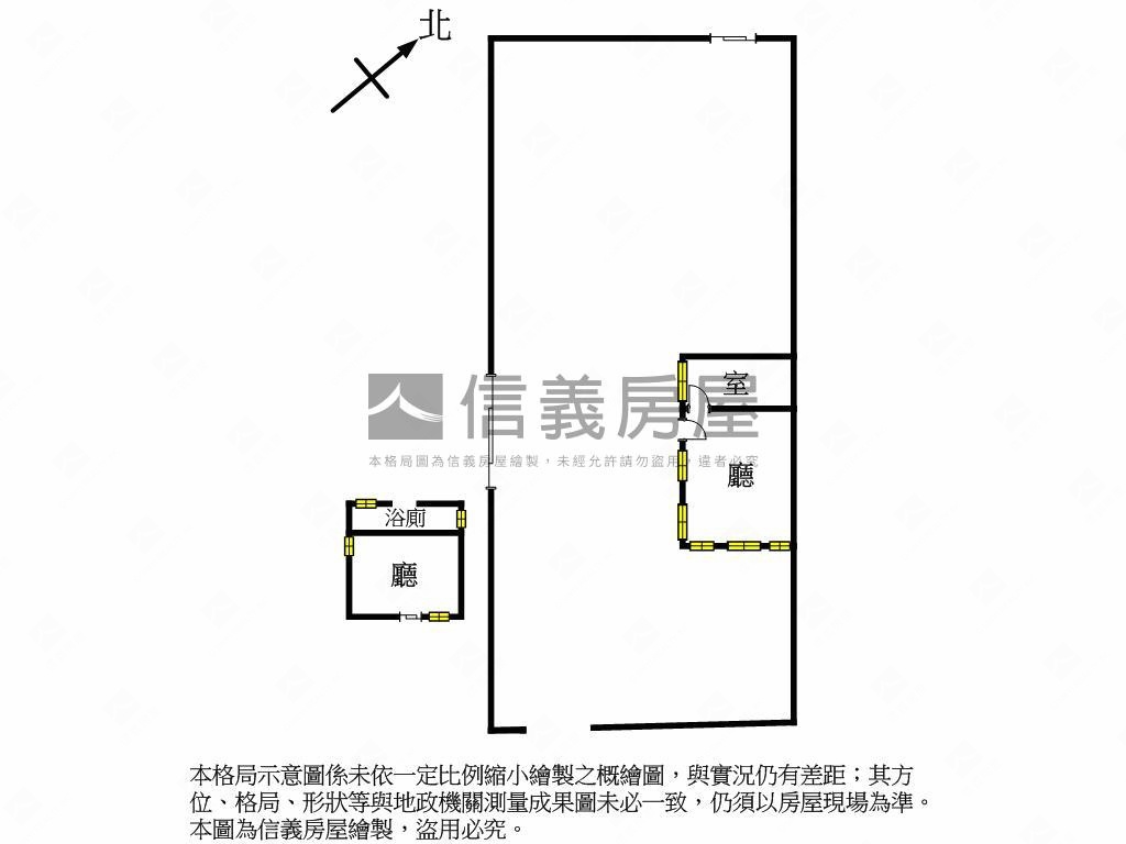 ㊣三芝百坪臨路大土地房屋室內格局與周邊環境