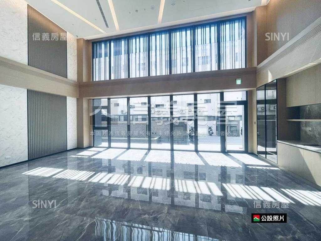 上禾２挑高店面房屋室內格局與周邊環境