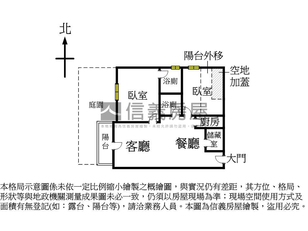 看山看海西子灣庭園一樓房屋室內格局與周邊環境