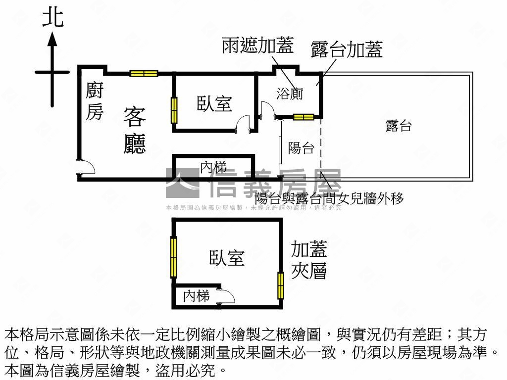 明昌精典稀有露臺兩房房屋室內格局與周邊環境