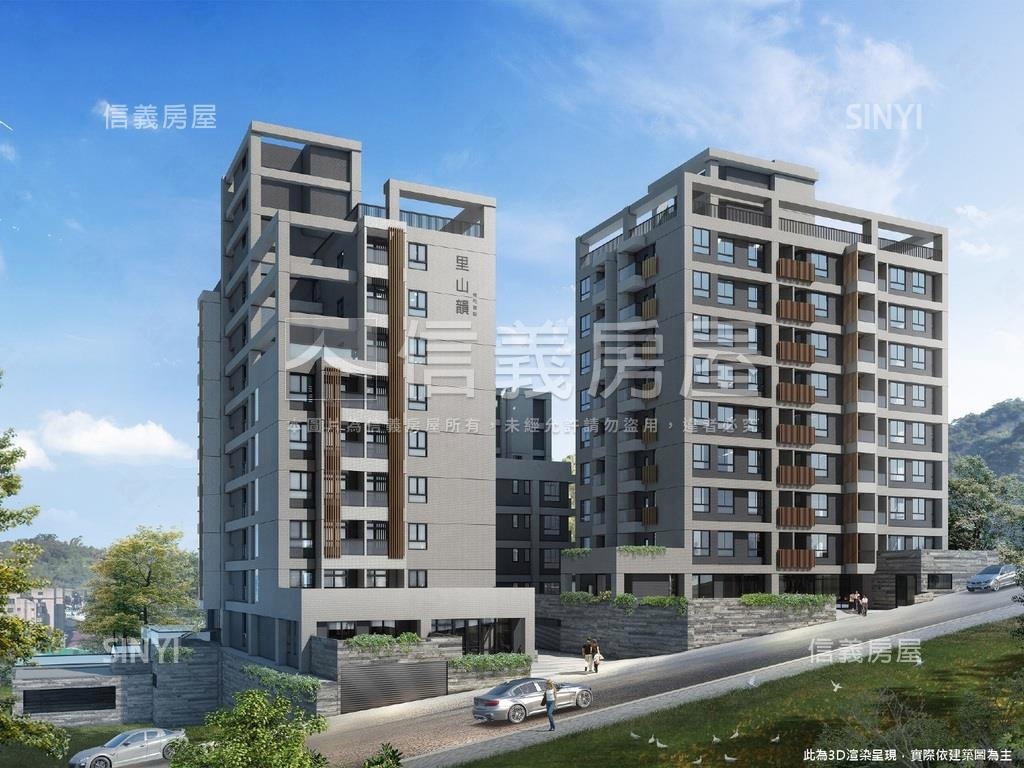里山韻雙陽台一房房屋室內格局與周邊環境