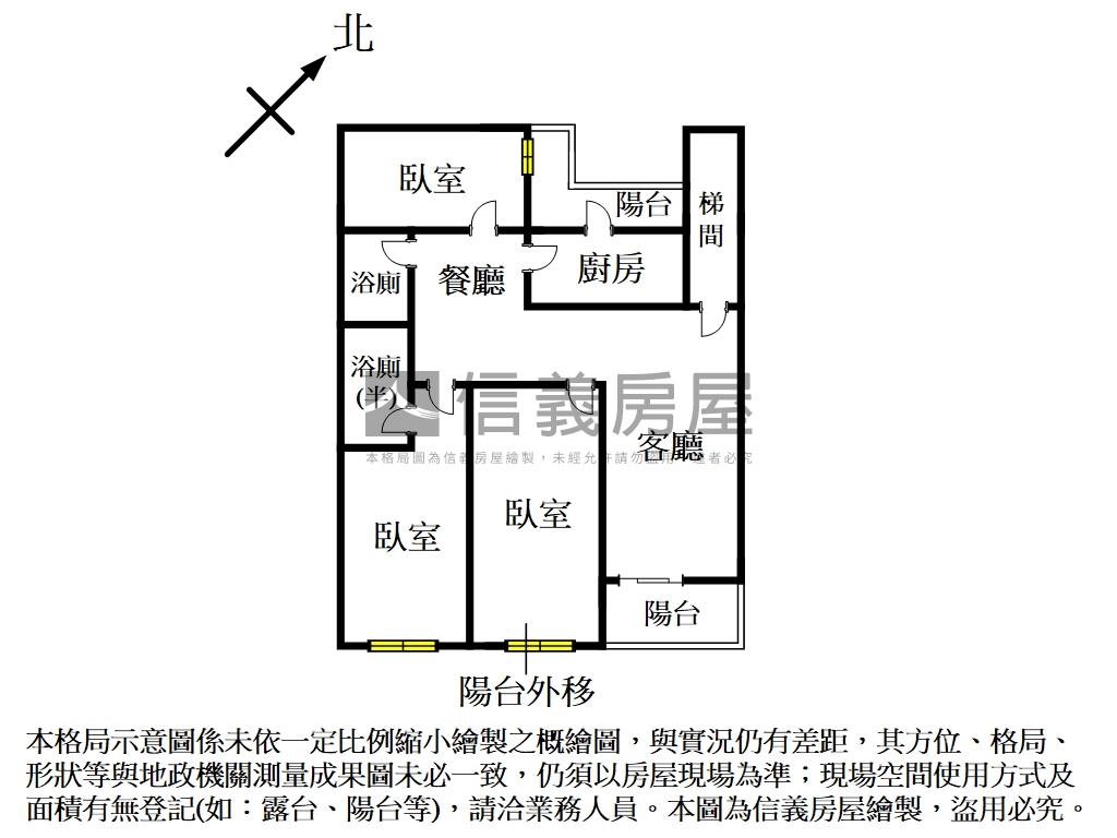 石牌捷運靜巷３樓房屋室內格局與周邊環境