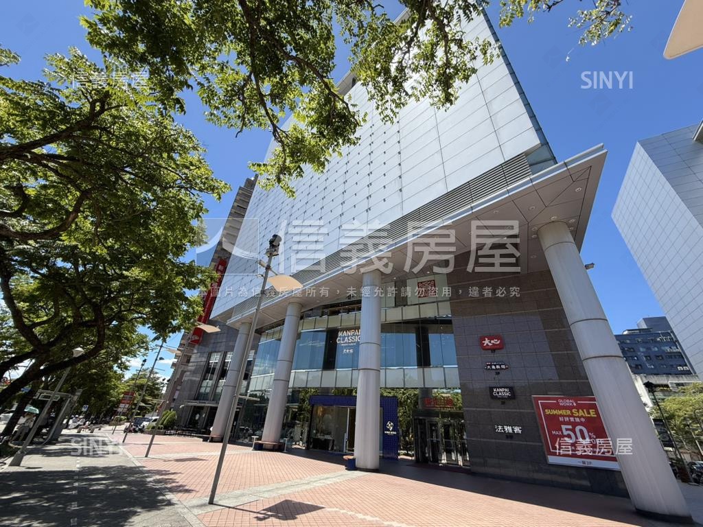 天母知名連鎖店金店面房屋室內格局與周邊環境