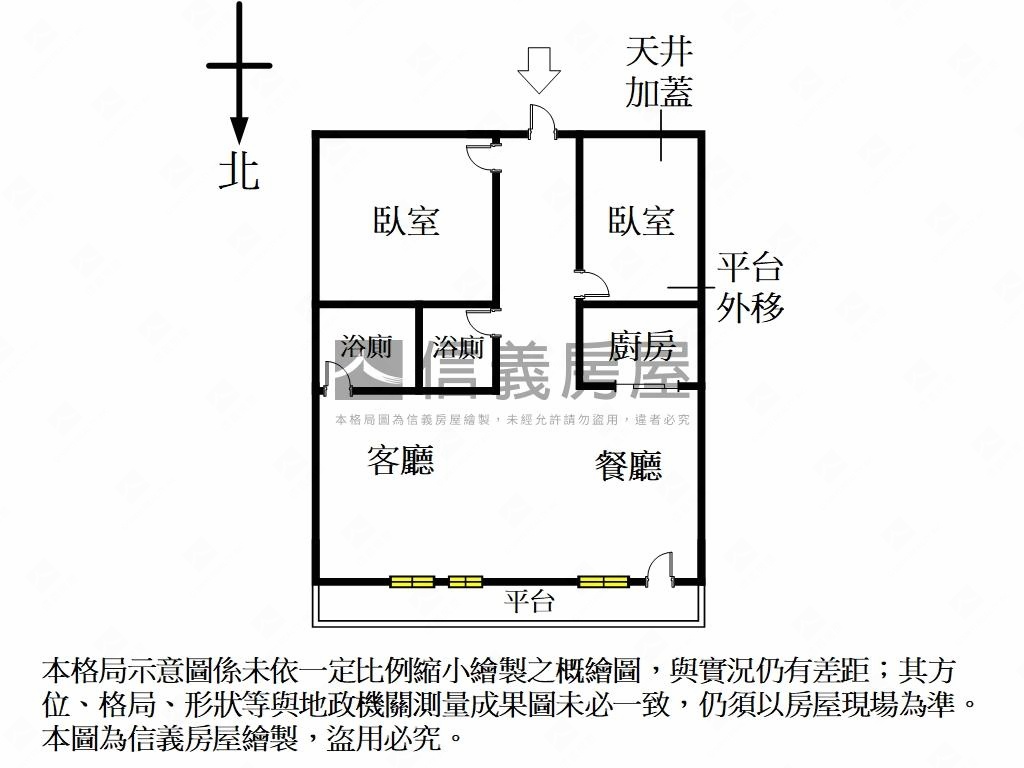 中央公園大廈南座庭院房屋室內格局與周邊環境