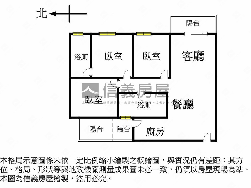 稀有近馬卡龍公園三房平車房屋室內格局與周邊環境