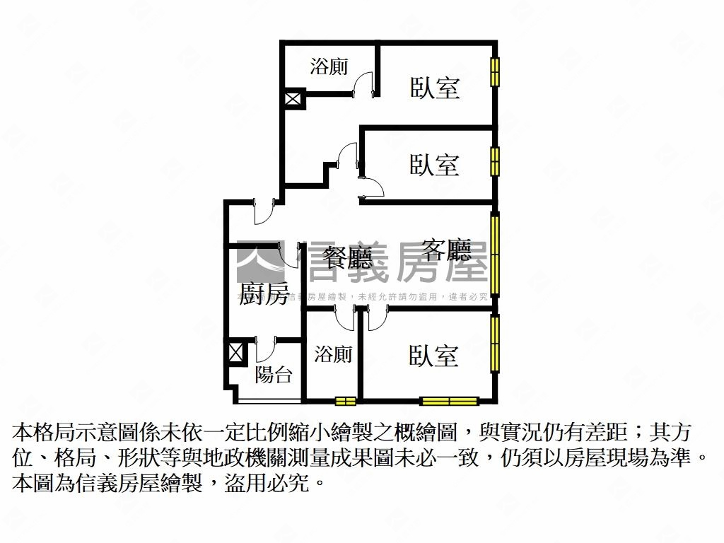 玉成大樹全新三房車位房屋室內格局與周邊環境