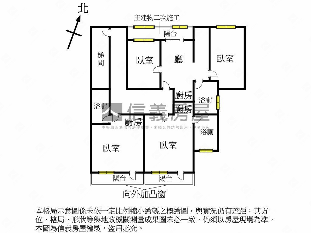 近北市國道二樓美屋房屋室內格局與周邊環境
