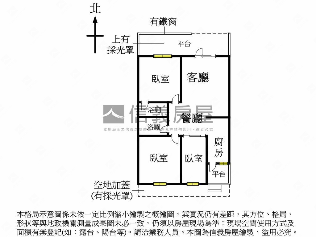 近興大｜電梯｜三房附車位房屋室內格局與周邊環境