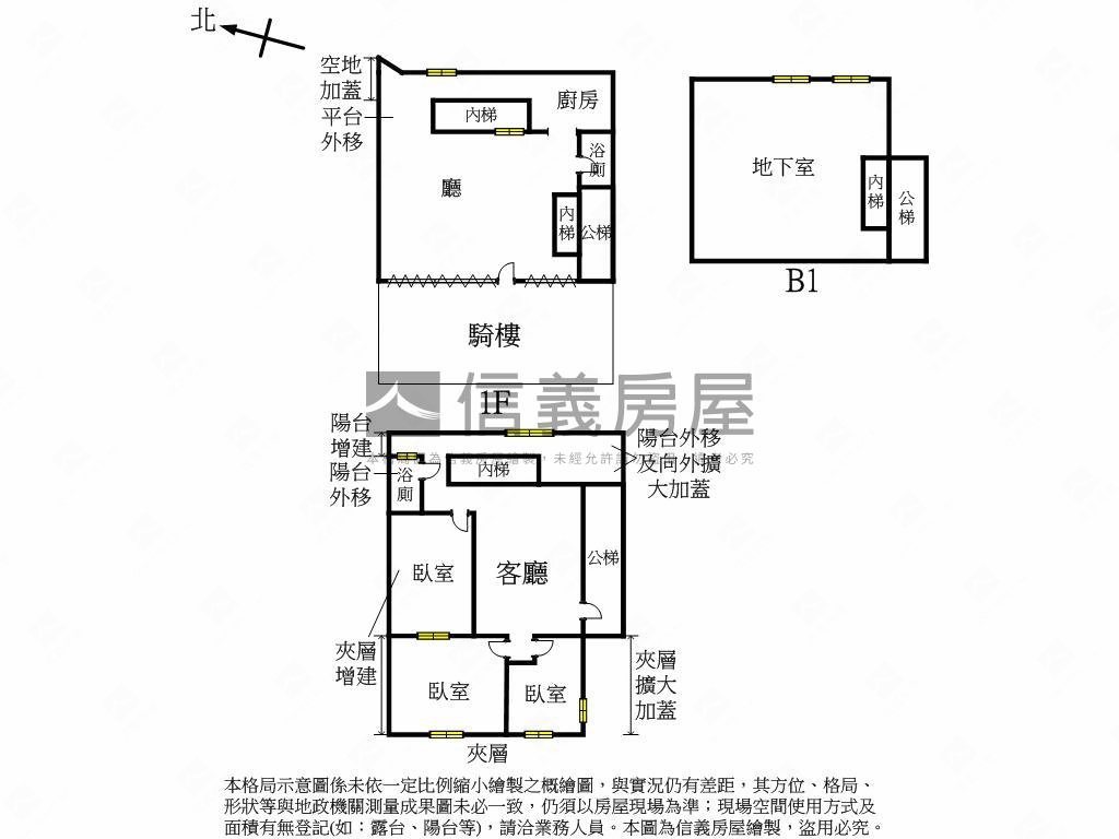 大坪林捷運中興路店面房屋室內格局與周邊環境