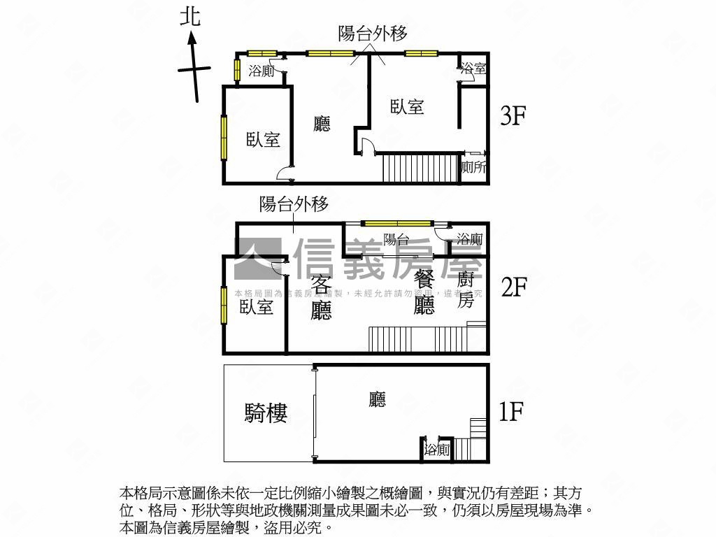 正３層樓近一點利金店面房屋室內格局與周邊環境