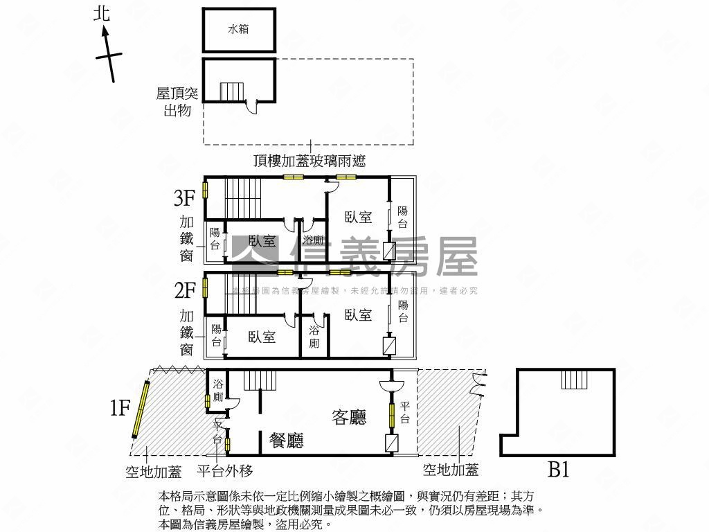 北屯幽靜美透天房屋室內格局與周邊環境