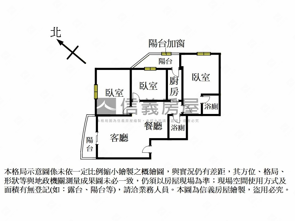 ★現代啟示近捷運電梯三房房屋室內格局與周邊環境