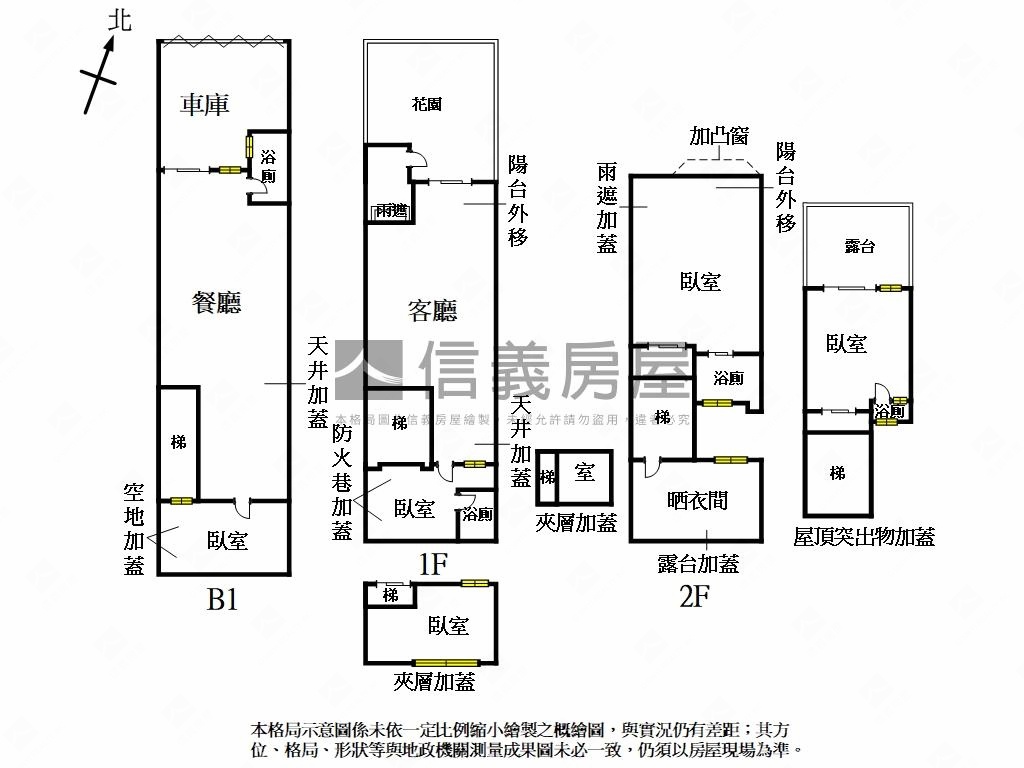 研究苑挑高大廳透天厝房屋室內格局與周邊環境