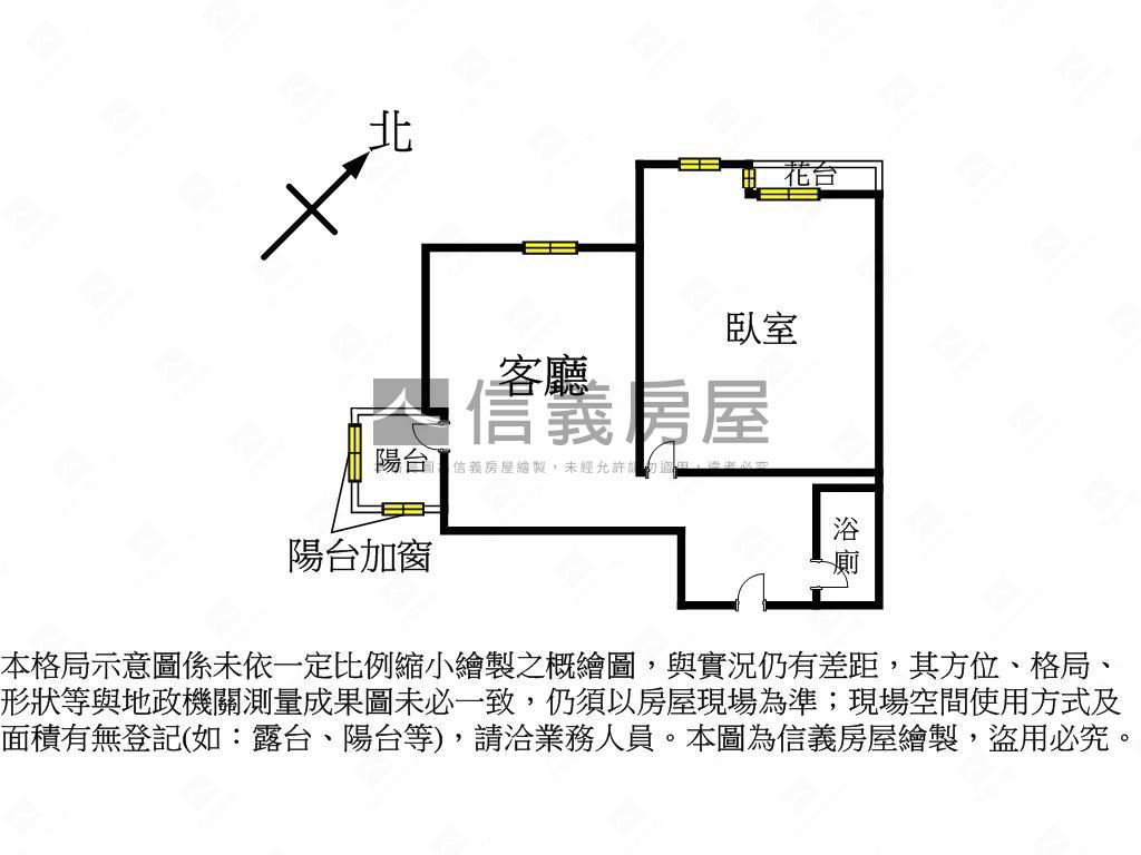 慶禾小富都雙採光一房一廳房屋室內格局與周邊環境