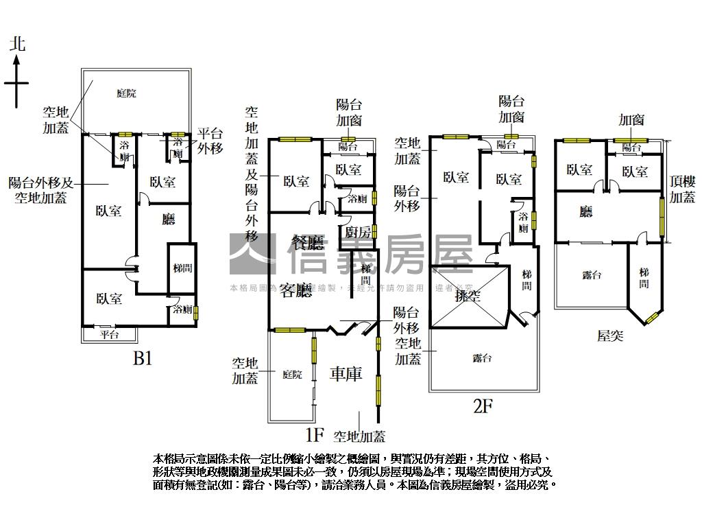專任迎旭面寬美景獨立透天房屋室內格局與周邊環境