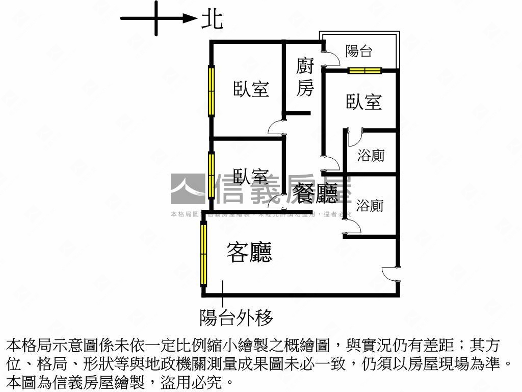 捷運宅高樓三房平車房屋室內格局與周邊環境