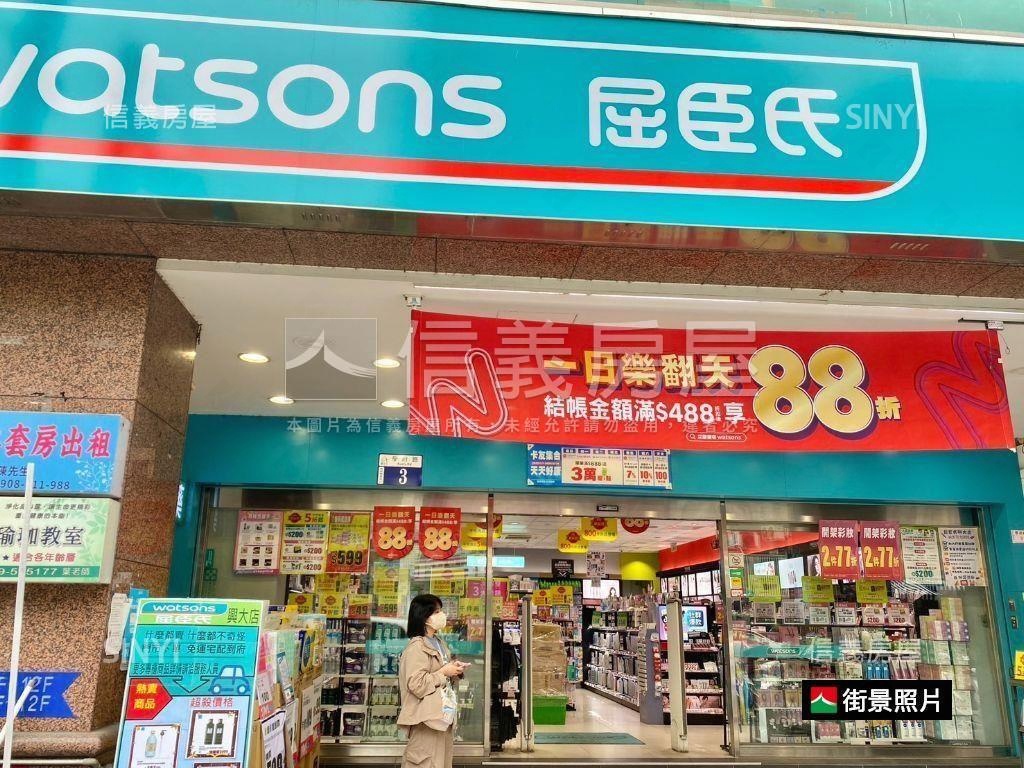 近興大次頂樓套房房屋室內格局與周邊環境