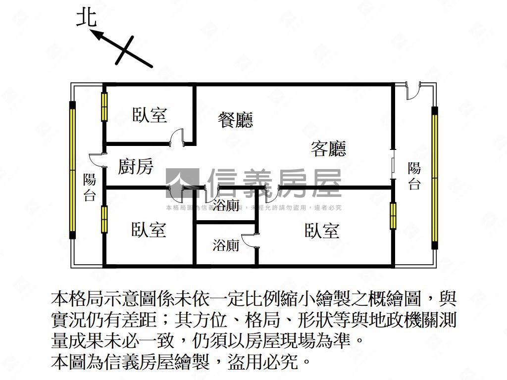 近遠百優質大三房房屋室內格局與周邊環境