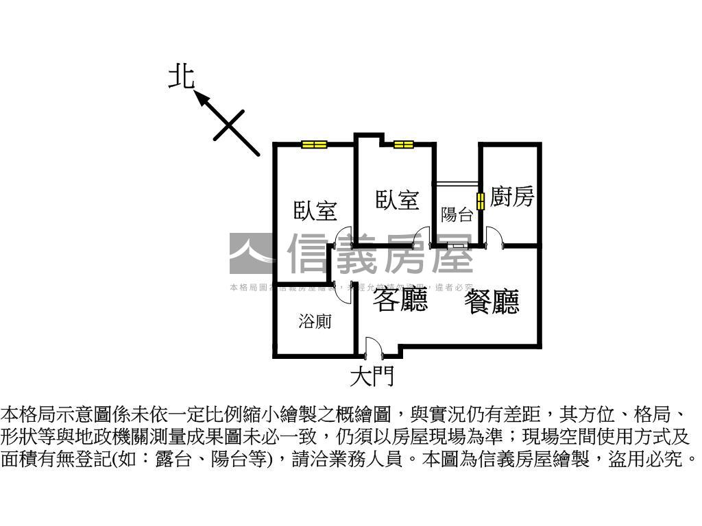 專任景安全新後棟兩房車位房屋室內格局與周邊環境