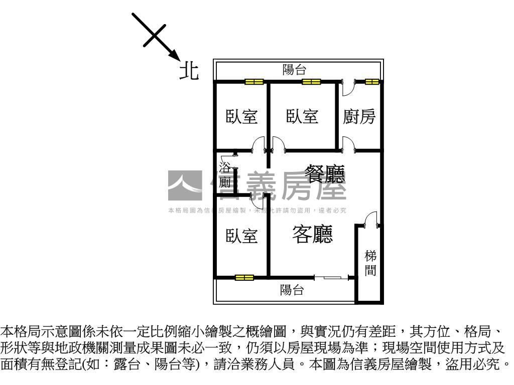 近四號公園黃金三樓房屋室內格局與周邊環境