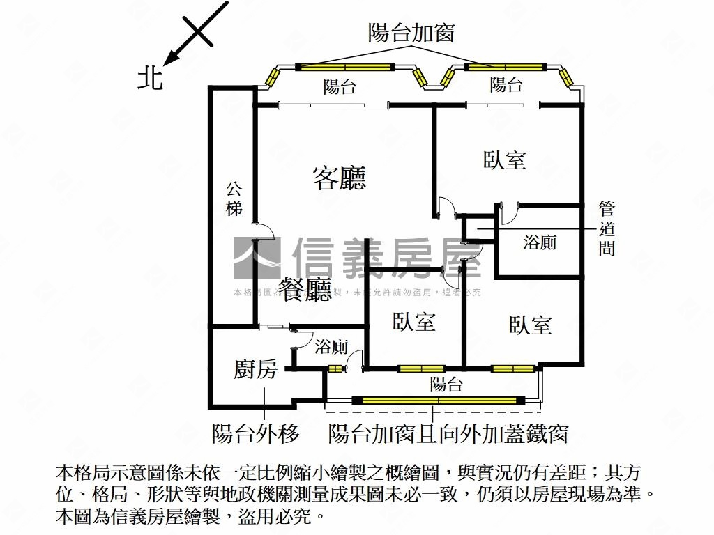 內湖捷運．高樓美景三房房屋室內格局與周邊環境